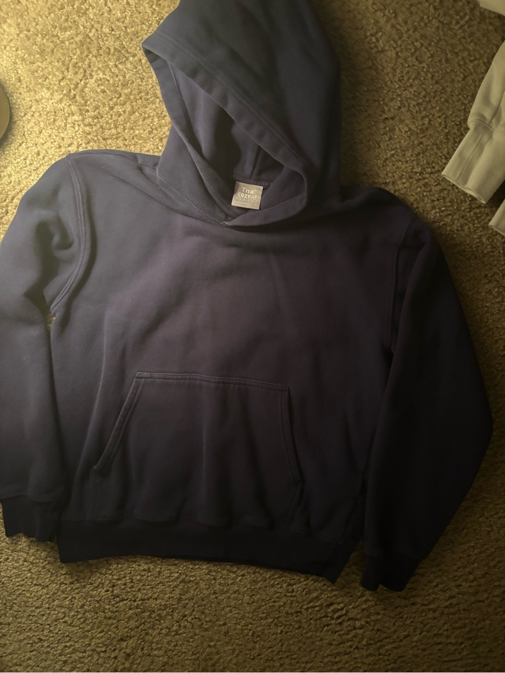 Aritzia Navy Blue Pullover Hoodie